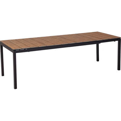 Beliani Jatkettava puutarhapöytä TOFANE 198/248 cm 90 cm Ruskea Beliani Jatkettava puutarhapöytä TOFANE 198/248 cm 90 cm Ruskea