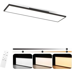 NETTLIFE himmennettävä,LED - kattovalaisin,100x25,cm,kaukosäätimellä,musta,24W NETTLIFE himmennettävä,LED - kattovalaisin,100x25,cm,kaukosäätimellä,musta,24W