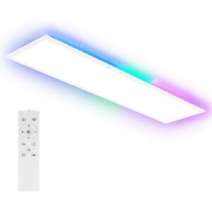 NETTLIFE LED - paneeli 100 x 25 cm - Himmennettävä kattovalaisin, RGB - taustavalo, 24W, Lämmin valkoinen, Neutraali valkoinen NETTLIFE LED - paneeli 100 x 25 cm - Himmennettävä kattovalaisin, RGB - taustavalo, 24W, Lämmin valkoinen, Neutraali valkoinen