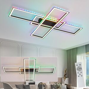 ZMH Himmennettävä LED-kattovalaisin kaukosäätimellä, suuri väriä vaihtava RGB, 50 W, makuuhuoneeseen ZMH Himmennettävä LED-kattovalaisin kaukosäätimellä, suuri väriä vaihtava RGB, 50 W, makuuhuoneeseen