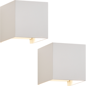 NETTLIFE 2 LED - ulkoseinävalaisimen setti, lämmin valkoinen IP65, kotiin, makuuhuoneeseen, portaikkoon NETTLIFE 2 LED - ulkoseinävalaisimen setti, lämmin valkoinen IP65, kotiin, makuuhuoneeseen, portaikkoon