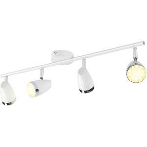 NETTLIFE LED - kattospottivalaisin 4 lamppua moderni 4W valkoinen lämmin valkoinen 3000K NETTLIFE LED - kattospottivalaisin 4 lamppua moderni 4W valkoinen lämmin valkoinen 3000K