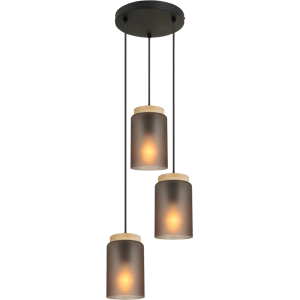 TOOLIGHT riippuva kattovalaisin APP1811-3CPR harmaa, 16, 5x11, 5x16, 5cm TOOLIGHT riippuva kattovalaisin APP1811-3CPR harmaa, 16, 5x11, 5x16, 5cm