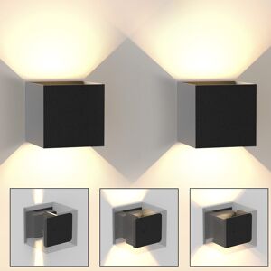 ZMH mustat LED-seinävalaisimet – modernit sisäseinävalaisimet makuuhuoneeseen ZMH mustat LED-seinävalaisimet – modernit sisäseinävalaisimet makuuhuoneeseen
