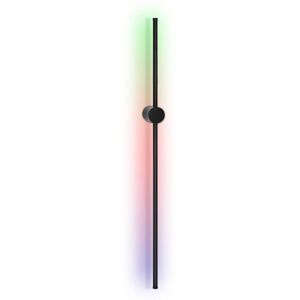 NETTLIFE LED-seinävalaisin sisätiloihin - 100 cm musta 8 W minimalistinen kääntyvä olohuonevalaisin yövalo lämmin valkoinen 3000 K NETTLIFE LED-seinävalaisin sisätiloihin - 100 cm musta 8 W minimalistinen kääntyvä olohuonevalaisin yövalo lämmin valkoinen 3000 K