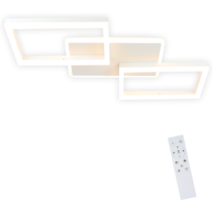 NETTLIFE LED - kattovalaisin, 48 W, himmennettävä olohuoneen Valaisin Kaukosäätimellä, moderni muotoilu, makuuhuone valkoinen Keittiöön Käytävään NETTLIFE LED - kattovalaisin, 48 W, himmennettävä olohuoneen Valaisin Kaukosäätimellä, moderni muotoilu, makuuhuone valkoinen Keittiöön Käytävään