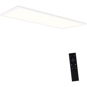 NETTLIFE LED kattopaneeli valkoinen moderni 42w himmennettävä kattovalaisin kaukosäätimellä 100x25cm NETTLIFE LED kattopaneeli valkoinen moderni 42w himmennettävä kattovalaisin kaukosäätimellä 100x25cm