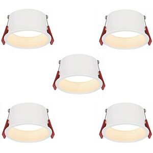 NETTLIFE Upotettavat LED - kohdevalaisimet, 5 kpl, 5 W, IP44 NETTLIFE Upotettavat LED - kohdevalaisimet, 5 kpl, 5 W, IP44