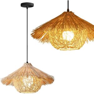 TOOLIGHT riippuva kattovalaisin APP1636-1CP BOHO beige, 40x40x23cm TOOLIGHT riippuva kattovalaisin APP1636-1CP BOHO beige, 40x40x23cm