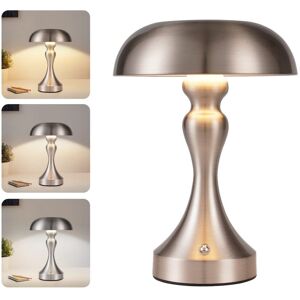 NETTLIFE LED-yöpöytävalaisin, kosketushimmennettävä, langaton, USB-ladattava, vintage-tyylinen NETTLIFE LED-yöpöytävalaisin, kosketushimmennettävä, langaton, USB-ladattava, vintage-tyylinen