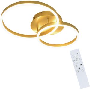 NETTLIFE Himmennettävä, LED - kattovalaisin, Musta, Olohuoneen Valaisin, Moderni, Makuuhuoneen Valaisin, 46W, 2 Rengasta NETTLIFE Himmennettävä, LED - kattovalaisin, Musta, Olohuoneen Valaisin, Moderni, Makuuhuoneen Valaisin, 46W, 2 Rengasta