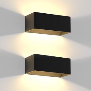 ZMH mustat LED-seinävalaisimet – modernit sisäseinävalaisimet makuuhuoneeseen ZMH mustat LED-seinävalaisimet – modernit sisäseinävalaisimet makuuhuoneeseen