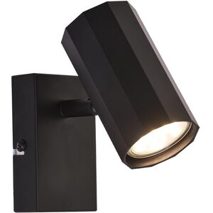 NETTLIFE Kattovalaisin 1- lamppuinen vintage musta metallinen kattovalaisin GU10 säädettävä 350°40W NETTLIFE Kattovalaisin 1- lamppuinen vintage musta metallinen kattovalaisin GU10 säädettävä 350°40W