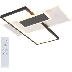 NETTLIFE LED - kattovalaisin, himmennettävä olohuoneen, lamppu 62WKahdella Kattokohdevalaisimella, musta Kaukosäätimellä, moderni, akryylidesign NETTLIFE LED - kattovalaisin, himmennettävä olohuoneen, lamppu 62WKahdella Kattokohdevalaisimella, musta Kaukosäätimellä, moderni, akryylidesign