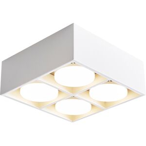 NETTLIFE 4 LED - pinta - asennettavaa kattokohdevaloa, säädettävä, lämmin valkoinen, GX53, 4x5W, neliönmuotoinen, moderni NETTLIFE 4 LED - pinta - asennettavaa kattokohdevaloa, säädettävä, lämmin valkoinen, GX53, 4x5W, neliönmuotoinen, moderni