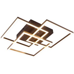 NETTLIFE LED - kattovalaisin, olohuoneeseen, musta, himmennettävä, neliönmuotoinen, moderni, 36w Kaukosäätimellä NETTLIFE LED - kattovalaisin, olohuoneeseen, musta, himmennettävä, neliönmuotoinen, moderni, 36w Kaukosäätimellä
