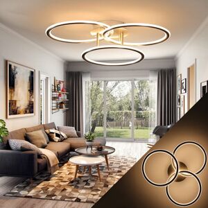 ZMH LED-kattovalaisin olohuoneeseen, 3-renkainen muotoilu, 41W, 3000K, toimisto/hotelli ZMH LED-kattovalaisin olohuoneeseen, 3-renkainen muotoilu, 41W, 3000K, toimisto/hotelli