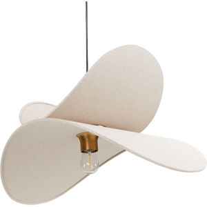 Beliani Riippuvalaisin MASCOTA keinopellava Beige Beliani Riippuvalaisin MASCOTA keinopellava Beige