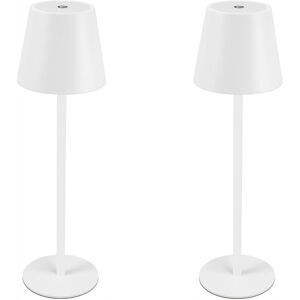 NETTLIFE Langaton akkukäyttöinen, yöpöytävalaisin, 2kpl - 2600mh A, LED - ladattava, ulkopöytävalaisin Kosketusnäyttöinen, akkuvalaisin Valkoinen, USB NETTLIFE Langaton akkukäyttöinen, yöpöytävalaisin, 2kpl - 2600mh A, LED - ladattava, ulkopöytävalaisin Kosketusnäyttöinen, akkuvalaisin Valkoinen, USB