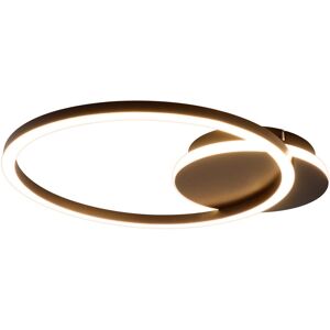 NETTLIFE LED - kattovalaisin,olohuoneeseen,24W,musta,moderni,2 rengasta,3000K,lämmin,valkoinen NETTLIFE LED - kattovalaisin,olohuoneeseen,24W,musta,moderni,2 rengasta,3000K,lämmin,valkoinen