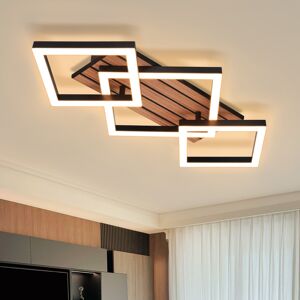 ZMH 3000K 58CM LED-kattovalaisin, moderni musta muotoilu keittiöön ZMH 3000K 58CM LED-kattovalaisin, moderni musta muotoilu keittiöön