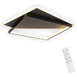 NETTLIFE moderni LED - kattovalaisin, 53W musta, himmennettäväKaukosäätimellä, olohuoneeseen makuuhuoneeseen Keittiöön Käytävään, toimistoon NETTLIFE moderni LED - kattovalaisin, 53W musta, himmennettäväKaukosäätimellä, olohuoneeseen makuuhuoneeseen Keittiöön Käytävään, toimistoon