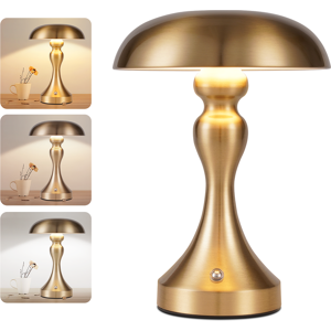 NETTLIFE LED-yöpöytävalaisin, kosketushimmennettävä, langaton, USB-ladattava, vintage-tyylinen NETTLIFE LED-yöpöytävalaisin, kosketushimmennettävä, langaton, USB-ladattava, vintage-tyylinen