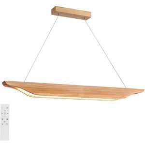 NETTLIFE puinen LED-riippuvalaisin - moderni design ruokapöytävalaisin 90 cm himmennettävä kaukosäätimellä NETTLIFE puinen LED-riippuvalaisin - moderni design ruokapöytävalaisin 90 cm himmennettävä kaukosäätimellä