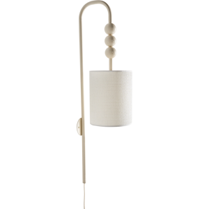 Beliani Seinävalaisin LOKY metalli Beige Beliani Seinävalaisin LOKY metalli Beige
