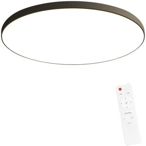 NETTLIFE Musta, himmennettävä, LED - paneeli, 30W, IP44 pyöreä, 28 x 2 5cm, olohuoneen Kattovalaisin, himmennettäväKaukosäätimellä NETTLIFE Musta, himmennettävä, LED - paneeli, 30W, IP44 pyöreä, 28 x 2 5cm, olohuoneen Kattovalaisin, himmennettäväKaukosäätimellä