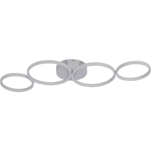 NETTLIFE himmennettävä LED - kattovalaisin, 55W moderni Valkoinen pyöreä, rengas Kaukosäätimellä, 88cm makuuhuoneeseen, olohuoneeseen NETTLIFE himmennettävä LED - kattovalaisin, 55W moderni Valkoinen pyöreä, rengas Kaukosäätimellä, 88cm makuuhuoneeseen, olohuoneeseen