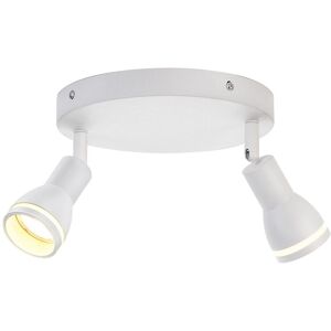 NETTLIFE LED - kattospottivalaisin 2 lamppua valkoinen olohuoneen kattovalaisin säädettävä kohdevalo GU10- kohdevalo moderni lamppu NETTLIFE LED - kattospottivalaisin 2 lamppua valkoinen olohuoneen kattovalaisin säädettävä kohdevalo GU10- kohdevalo moderni lamppu
