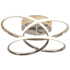 NETTLIFE LED - kattovalaisin eteiseen, himmennettävä, kaukosäätimellä, moderni perhosmuotoilu, 36 cm, 44 W NETTLIFE LED - kattovalaisin eteiseen, himmennettävä, kaukosäätimellä, moderni perhosmuotoilu, 36 cm, 44 W