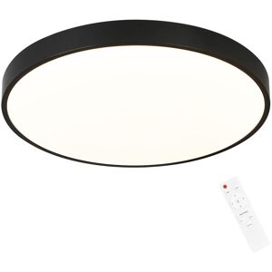 NETTLIFE himmennettävä, LED - kattovalaisin Kaukosäätimellä, 36WKylpyhuoneen, lamppu, musta, IP44Vedenpitävä, litteä, 37cm, pyöreä NETTLIFE himmennettävä, LED - kattovalaisin Kaukosäätimellä, 36WKylpyhuoneen, lamppu, musta, IP44Vedenpitävä, litteä, 37cm, pyöreä