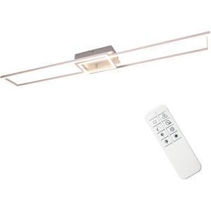 NETTLIFE LED - kattovalaisin, makuuhuoneeseen - 2Kehystä makuuhuonevalaisin, 102cm, moderni himmennettäväKaukosäätimellä hopeinen Kattovalaisin 36 W NETTLIFE LED - kattovalaisin, makuuhuoneeseen - 2Kehystä makuuhuonevalaisin, 102cm, moderni himmennettäväKaukosäätimellä hopeinen Kattovalaisin 36 W
