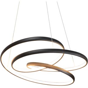 NETTLIFE LED - riippuvalaisin, musta rauta, halkaisija 24cm himmennettävä, 50 cm, moderni riippuvalaisin Kaukosäätimellä olohuoneen, lamppu 55W NETTLIFE LED - riippuvalaisin, musta rauta, halkaisija 24cm himmennettävä, 50 cm, moderni riippuvalaisin Kaukosäätimellä olohuoneen, lamppu 55W