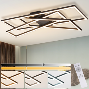 ZMH Musta LED-kattovalaisin makuuhuoneeseen 45W ZMH Musta LED-kattovalaisin makuuhuoneeseen 45W