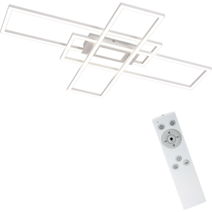 NETTLIFE himmennettävä LED - kattovalaisin, 50WValkoinen Kaukosäätimellä, moderni muotoilu, olohuone makuuhuone, geometrinen Keittiöön Käytävään NETTLIFE himmennettävä LED - kattovalaisin, 50WValkoinen Kaukosäätimellä, moderni muotoilu, olohuone makuuhuone, geometrinen Keittiöön Käytävään