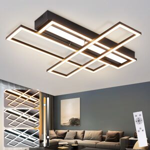 ZMH LED-kattovalaisin olohuoneeseen 54 W musta himmennettävä moderni keittiövalaisin ZMH LED-kattovalaisin olohuoneeseen 54 W musta himmennettävä moderni keittiövalaisin