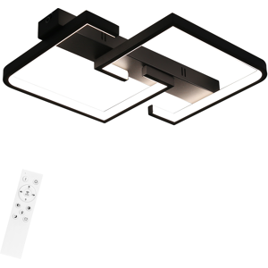NETTLIFE LED - kattovalaisin, 45W metalli, 60CM olohuone, himmennettäväKaukosäätimellä, musta moderni, muotoilu makuuhuoneeseen NETTLIFE LED - kattovalaisin, 45W metalli, 60CM olohuone, himmennettäväKaukosäätimellä, musta moderni, muotoilu makuuhuoneeseen