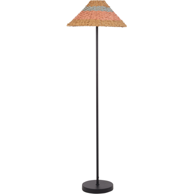 Beliani Lattialamppu - Boho tyyli, Paperinaru, Metallijalusta Beliani Lattialamppu - Boho tyyli, Paperinaru, Metallijalusta