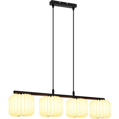 NETTLIFE Riippuvalaisin ruokapöytä vintage-riippuvalaisin - riippuvalaisin olohuoneen ruokailuhuoneen valaisin 4 liekkiä valkoinen NETTLIFE Riippuvalaisin ruokapöytä vintage-riippuvalaisin - riippuvalaisin olohuoneen ruokailuhuoneen valaisin 4 liekkiä valkoinen