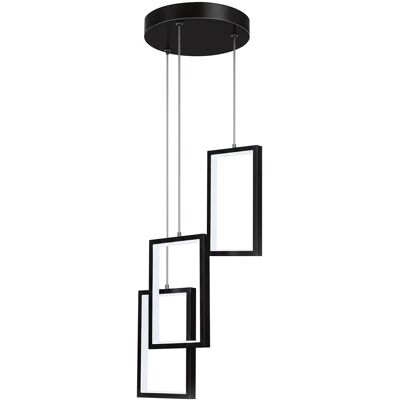 TOOLIGHT riippuvalaisin LHJ087-3CP valkoinen, musta, 20X20X20CM TOOLIGHT riippuvalaisin LHJ087-3CP valkoinen, musta, 20X20X20CM