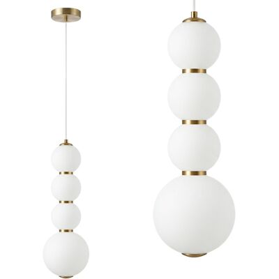 TOOLIGHT riippuvalaisin LHJ114-4CP harjattu kulta, 15x15x46,5cm TOOLIGHT riippuvalaisin LHJ114-4CP harjattu kulta, 15x15x46,5cm