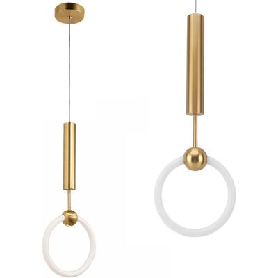TOOLIGHT riippuvalaisin LHJ059-1CP harjattu kulta, 25x55x4cm TOOLIGHT riippuvalaisin LHJ059-1CP harjattu kulta, 25x55x4cm