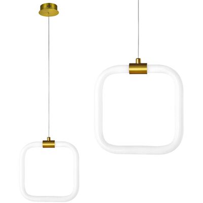 TOOLIGHT riippuvalaisin LHJ057-CP1 valkoinen, kulta, 20x2x20cm TOOLIGHT riippuvalaisin LHJ057-CP1 valkoinen, kulta, 20x2x20cm