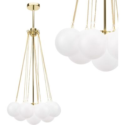 TOOLIGHT riippuva kattovalaisin APP1688-12CP kulta, 93x50x65cm TOOLIGHT riippuva kattovalaisin APP1688-12CP kulta, 93x50x65cm