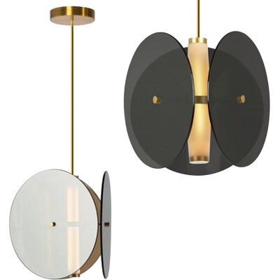 TOOLIGHT riippuva kattovalaisin APP1675-CP ROUND musta, 90x15x90cm TOOLIGHT riippuva kattovalaisin APP1675-CP ROUND musta, 90x15x90cm