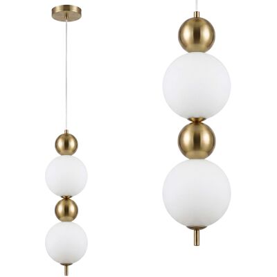 TOOLIGHT riippuvalaisin LHJ116-2CP harjattu kulta, 15x15x46,5cm TOOLIGHT riippuvalaisin LHJ116-2CP harjattu kulta, 15x15x46,5cm