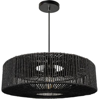 Toolight - Musta ripustettava lamppu - E27 - 60W Toolight - Musta ripustettava lamppu - E27 - 60W